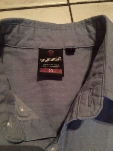 Boys Denim Look Blue Shirt