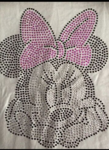 Disney Minnie Mouse Rhinestones Girls TShirt
