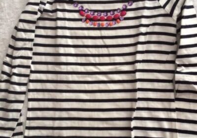 Girls-striped-embellished-top