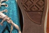 Ladies Converse Blue Shoes