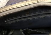 Ladies Blue & Gold Handbag