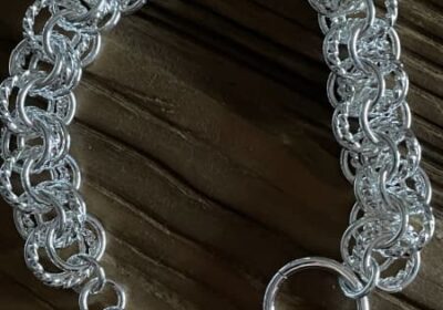 Sterling-silver-interlocking-bracelet