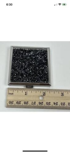 Swarovski crystal compact mirror