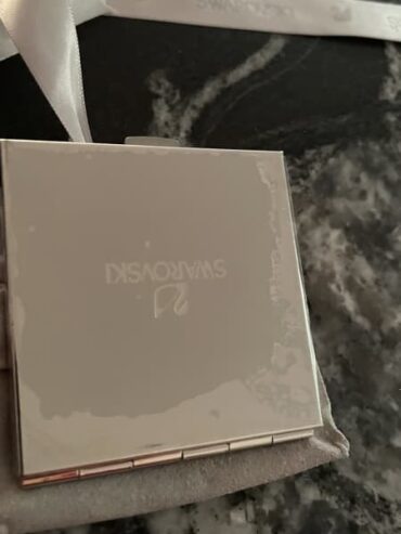 Swarovski crystal compact mirror