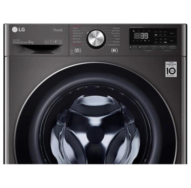 AS NEW WITH WARRANTY – LG 8KG AI, STEAM, WIFI & APP FRONT LOADER