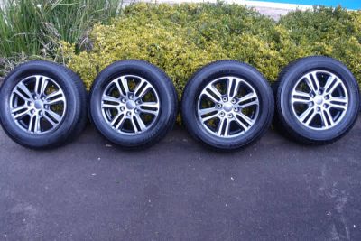 Ford-Ranger-Wildtrak-Alloy-Wheels-Bridgestone-Tyres-Set-of-4-ALL-NEW