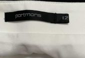 Portmans Ladies White Lined Skirt