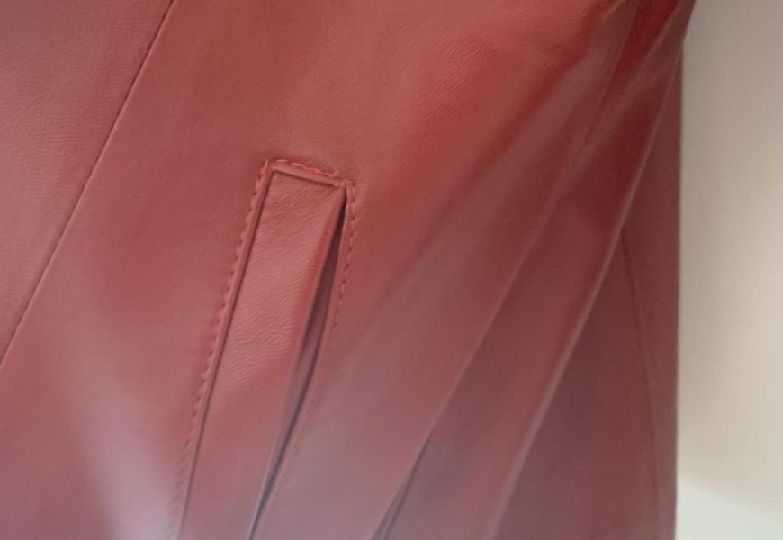 Men’s Red and Burgundy Jacket