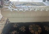 Rare Baxter Italian Diana Chesterfield, Upholstered Tuscany Leather