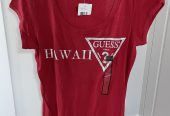 Guess Hawaii Red T-Shirt