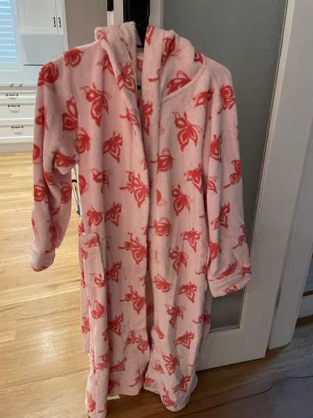 Girls Butterfly Robe Dressing Gown