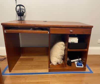 Timber Study Desk