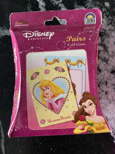 Disney Princess Pairs Card Game
