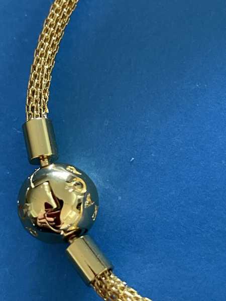 Gold Plated Sterling Silver Bracelet