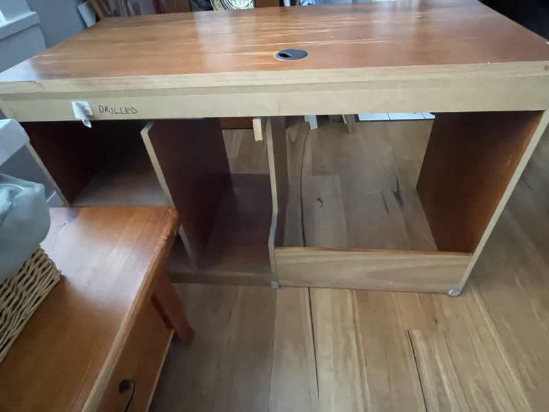 Timber Study Desk