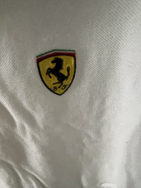 Scuderia Ferrari Mens Polo Top