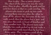 Disney Princess Pairs Card Game