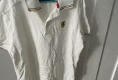 Scuderia Ferrari Mens Polo Top