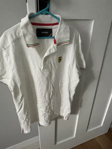Scuderia Ferrari Mens Polo Top