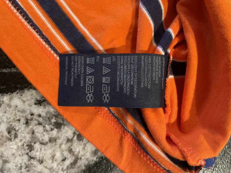 Boys Tommy Hilfiger Orange Polo