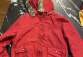Girl’s Red Puffer Jacket