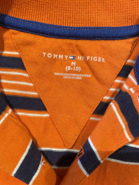 Boys Tommy Hilfiger Orange Polo