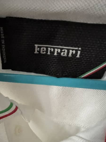Scuderia Ferrari Mens Polo Top