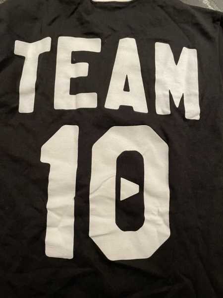 Team 10 Black T-Shirt