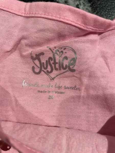 Girls Pink Justice T-Shirt