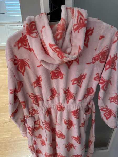 Girls Butterfly Robe Dressing Gown
