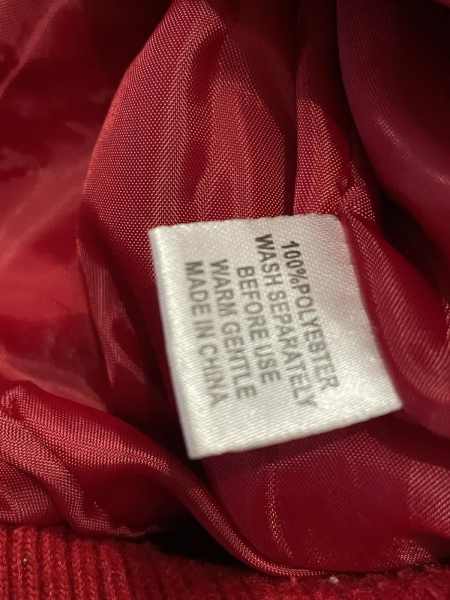 Girl’s Red Puffer Jacket