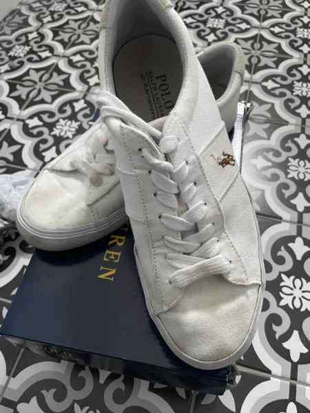 Polo Ralph Lauren White Shoes