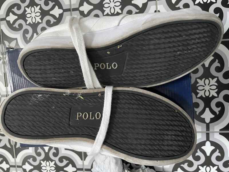 Polo Ralph Lauren White Shoes