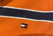 Boys Tommy Hilfiger Orange Polo
