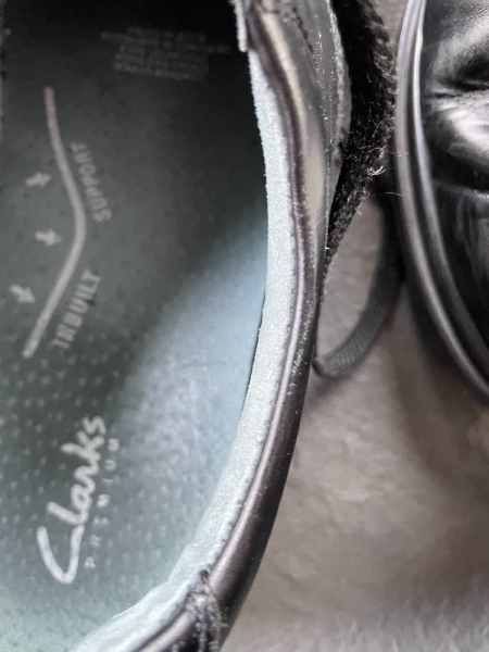 Clark’s Daytona Senior Black School Shoes