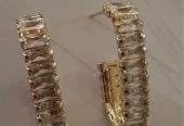 Earrings Ladies 14ct Zircon