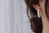 Earrings Ladies 14ct Zircon