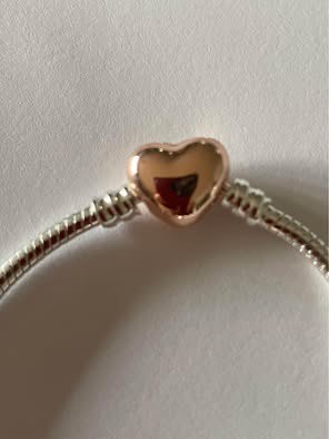 Bracelet Sterling Silver with Heart Charm