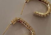 Earrings Ladies 14ct Zircon