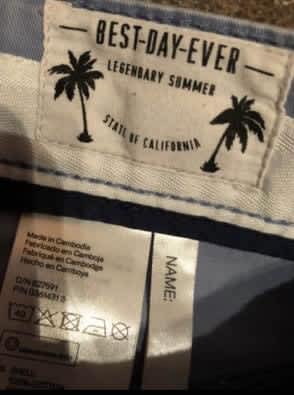 H&M Boys Blue Shorts