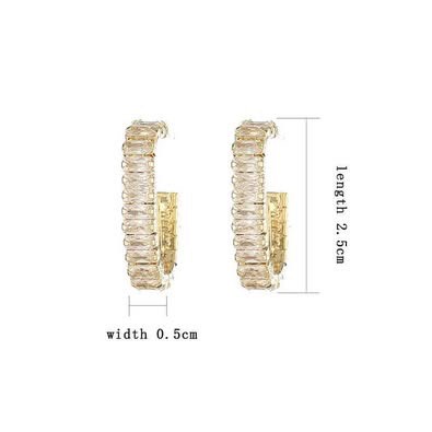 Earrings Ladies 14ct Zircon