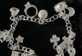 Sterling Silver Charm Bracelet