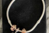 Bracelet Sterling Silver with Heart Charm