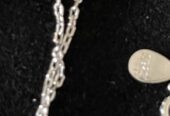 Necklace Sterling Silver with Heart Pendant