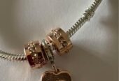 Bracelet Sterling Silver with Heart Charm