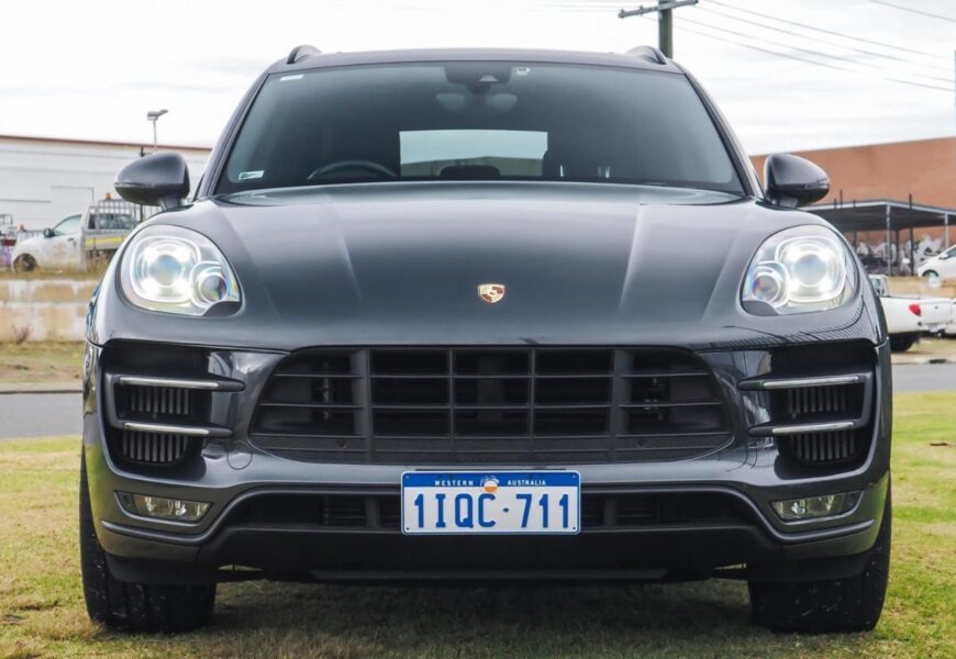 2016 Porsche Macan 95B MY17 Turbo PDK AWD Grey 7 Speed Sports Automatic Dual Clutch Wagon