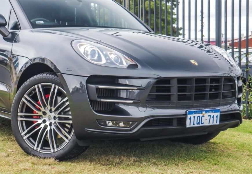 2016 Porsche Macan 95B MY17 Turbo PDK AWD Grey 7 Speed Sports Automatic Dual Clutch Wagon