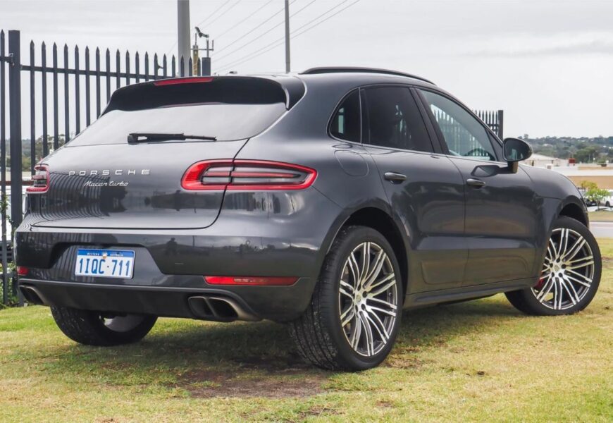 2016 Porsche Macan 95B MY17 Turbo PDK AWD Grey 7 Speed Sports Automatic Dual Clutch Wagon