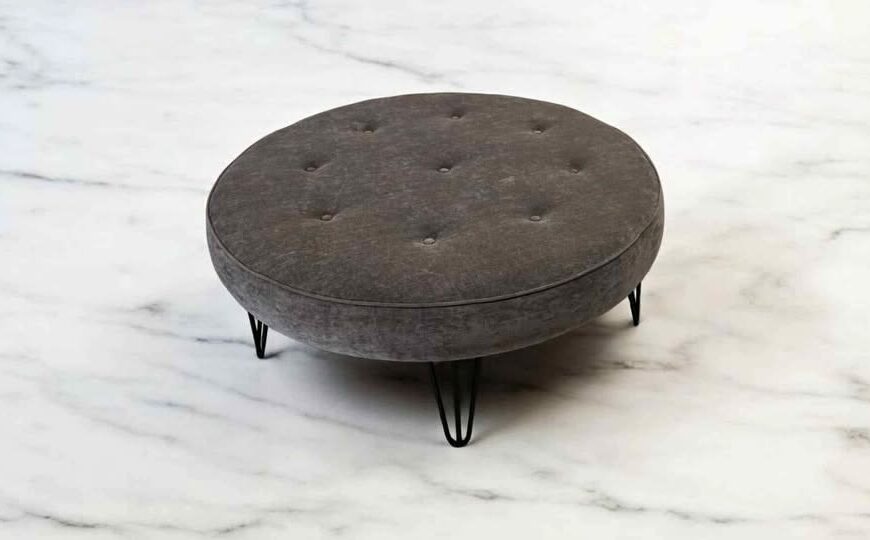 Grey Ottoman
