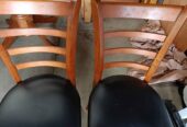 4X Solid Dining Room Chairs Furniture *READ DESCRIPTION*